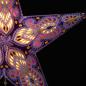 Preview: Ganesha lila - Foldable glowing star, paper poinsettia with 5 points, 60 cm